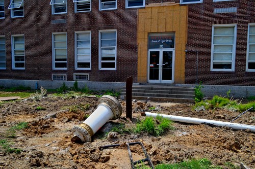 Franklin School Demolition 07-10-2012