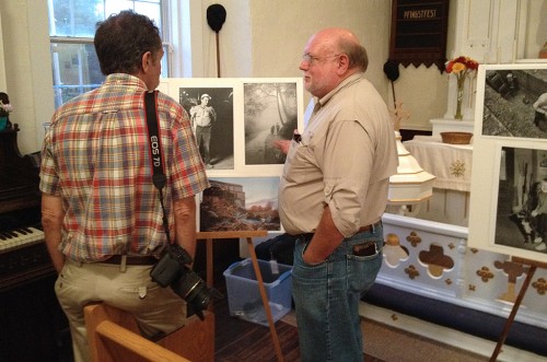 Ken Steinhoff and Tom Neumeyer at Altenburg Museum 07-17-2012_6335