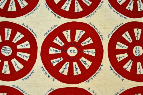 Altenburg museum Ladies Aid quilt exhbit 07-10-2012