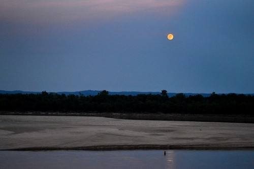 Full Moon from Cape Rock 08-01-2012