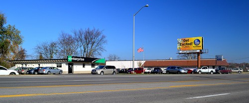 Site of old Hillcrest Inn on Kingshighway 11-08-2012