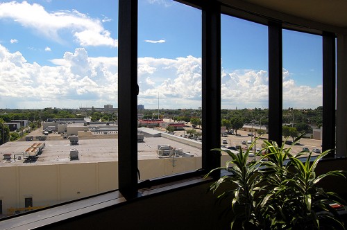 View from west PBNI 4th floor lobby 07-26-2008