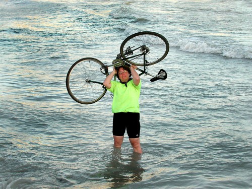 Jan Norris Bike ride from Key Largo to Key West 02-24-2001