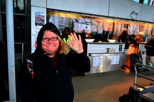 Jan Norris at St. Louis Airport