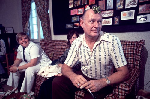 Lila, Mark and Lila Steinhoff Christmas 1973