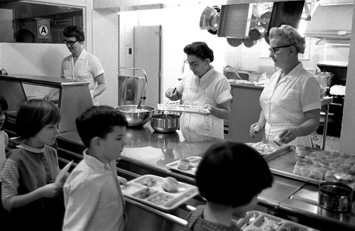 Trinity Lutheran School cafeteria 02-13-1967