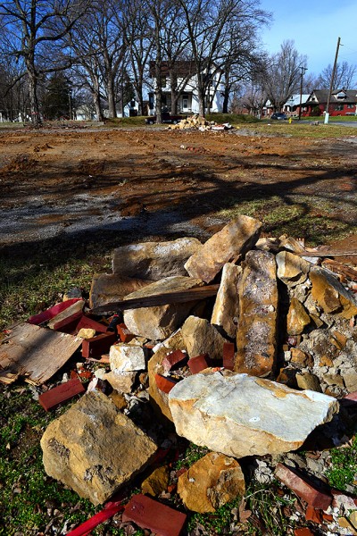 Site of Jefferson School after demolition