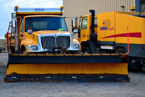 MODOT snow equipment - Nash Road - 02-20-2013