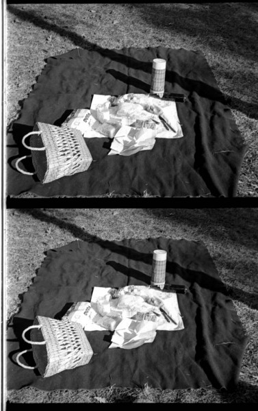 Ken and Lila Steinhoff picnic somewhere in Southern Ohio c 1970