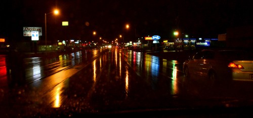 Rainy streets in Cape 02-18-2013