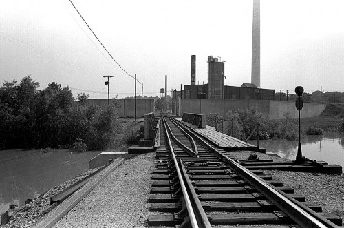 Shoe Factory looking south from Sloan Creek 06-19-1967