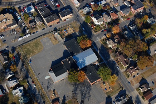 Aerial photos of Trinity Lutheran School neighborhood 11-06-2010