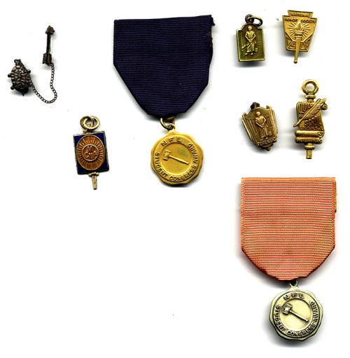 KLS pins and medals