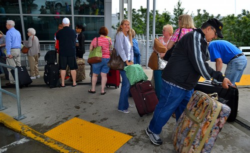 Anne Rodgers at STL airport 07-02-2013