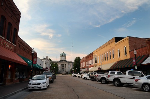 Downtown Jackson and County Courthouse 07-18-2013