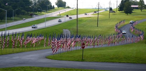 Parade of Flags - North County Park - 07-04-2013