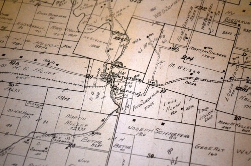 1901 plat map showing Steinhoff property Dutchtown 08-08-2013