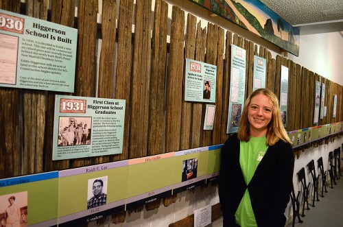 Jennifer Schwent at  Higgerson Landing Gift Shop and Museum New Madrid 08-06-2013_7953