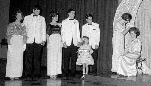 Notre Dame Highlites Queen Crowning c 1966