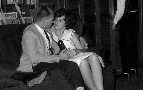 Couple at party c 1965