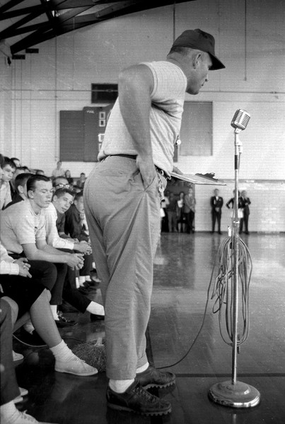 Central High School pep rally c 1965