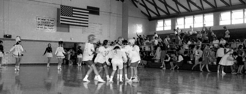 Central High School pep rally c 1965