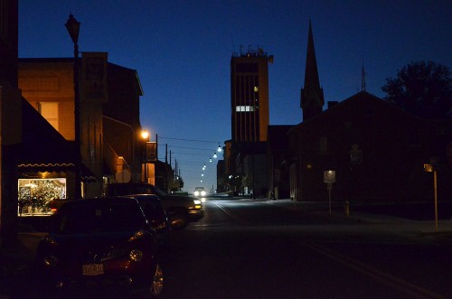 Looking west on Broadway 11-13-2013