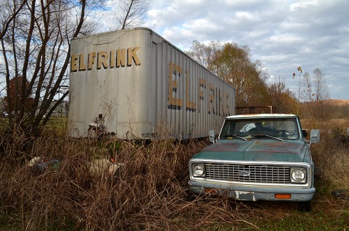 Elfrink Truck Lines trailer - Marble Hill 11-11-2013