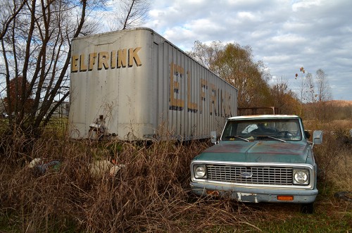 Elfrink Truck Lines trailer - Marble Hill 11-11-2013