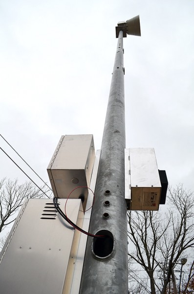 Kingsway Dr tornado warning siren 11-16-2013