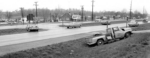 Wreck near John's Junk Yard c 1966