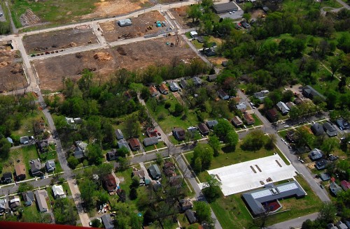 site of old Washington School 04-17-2011