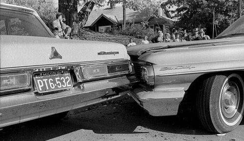 Wreck at Indepence and Henderson c 1964