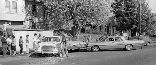 Wreck at Indepence and Henderson c 1964