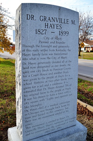 Hayes Cemetery - Hayti - 11-23-2013