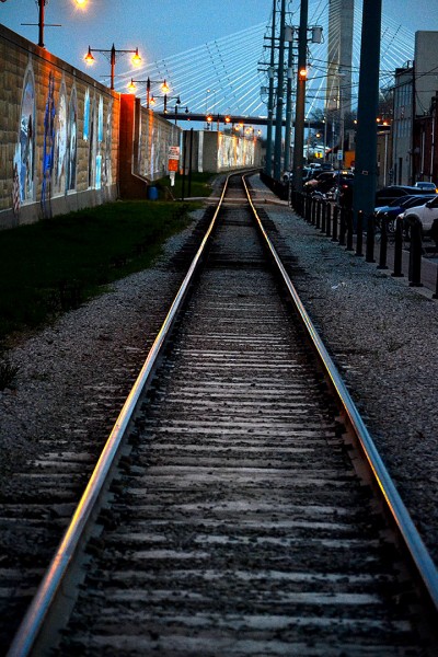 BNSF Tracks in Cape Girardeau 04-11-2014