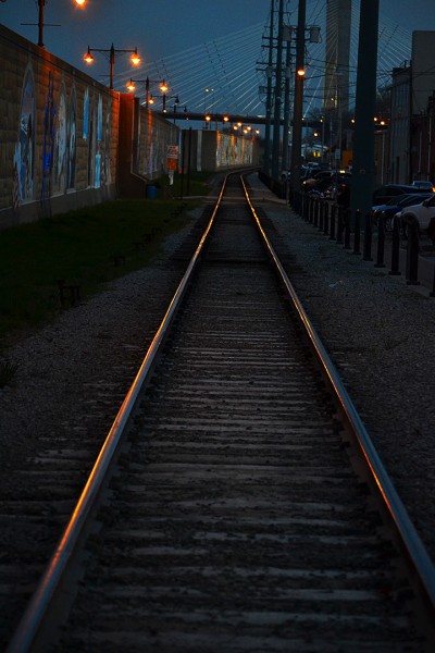 BNSF Tracks in Cape Girardeau 04-11-2014