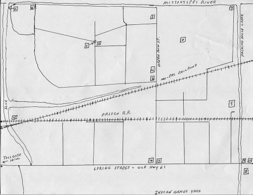 Eugene Austin Beckett Map