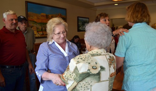 Mary Steinhoff at CHS '66 lunch 07-28-2014