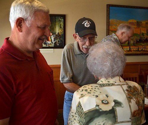 Mary Steinhoff at CHS '66 lunch 07-28-2014