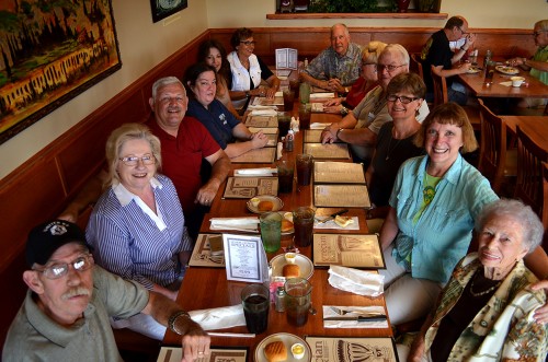 Mary Steinhoff at CHS '66 lunch 07-28-2014