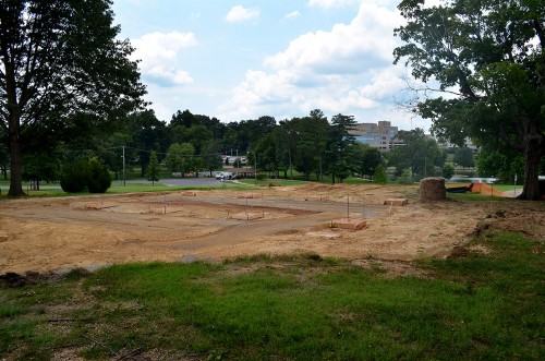 Capaha Park pavilion construction 07-31-2014