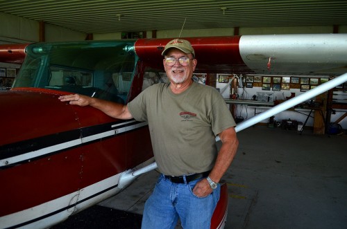 Ernie Chiles at Painton Airport 08-13-2014