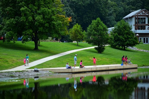 Kid Fishing Pond at North County Park 08-09-2014