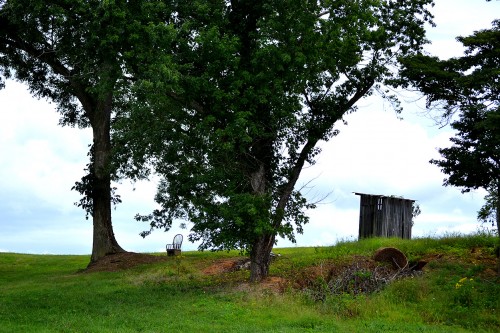 Outhouse near Racine OH 08-31-2014