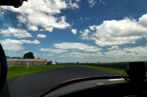 Taking off from Painton Airport 08-13-2014