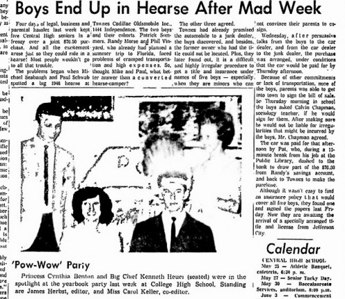 1965-05-24 Missourian Hearse story 2