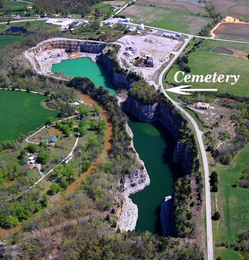 Aerial Old Appleton Quarry 04-17-2011