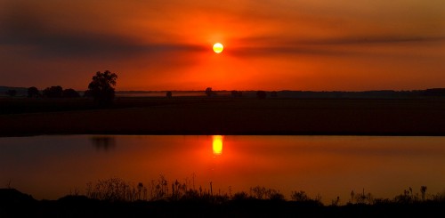 Sunset near Blomeyer 09-30-2014