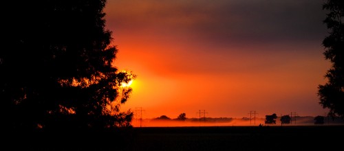 Sunset near Blomeyer 09-30-2014